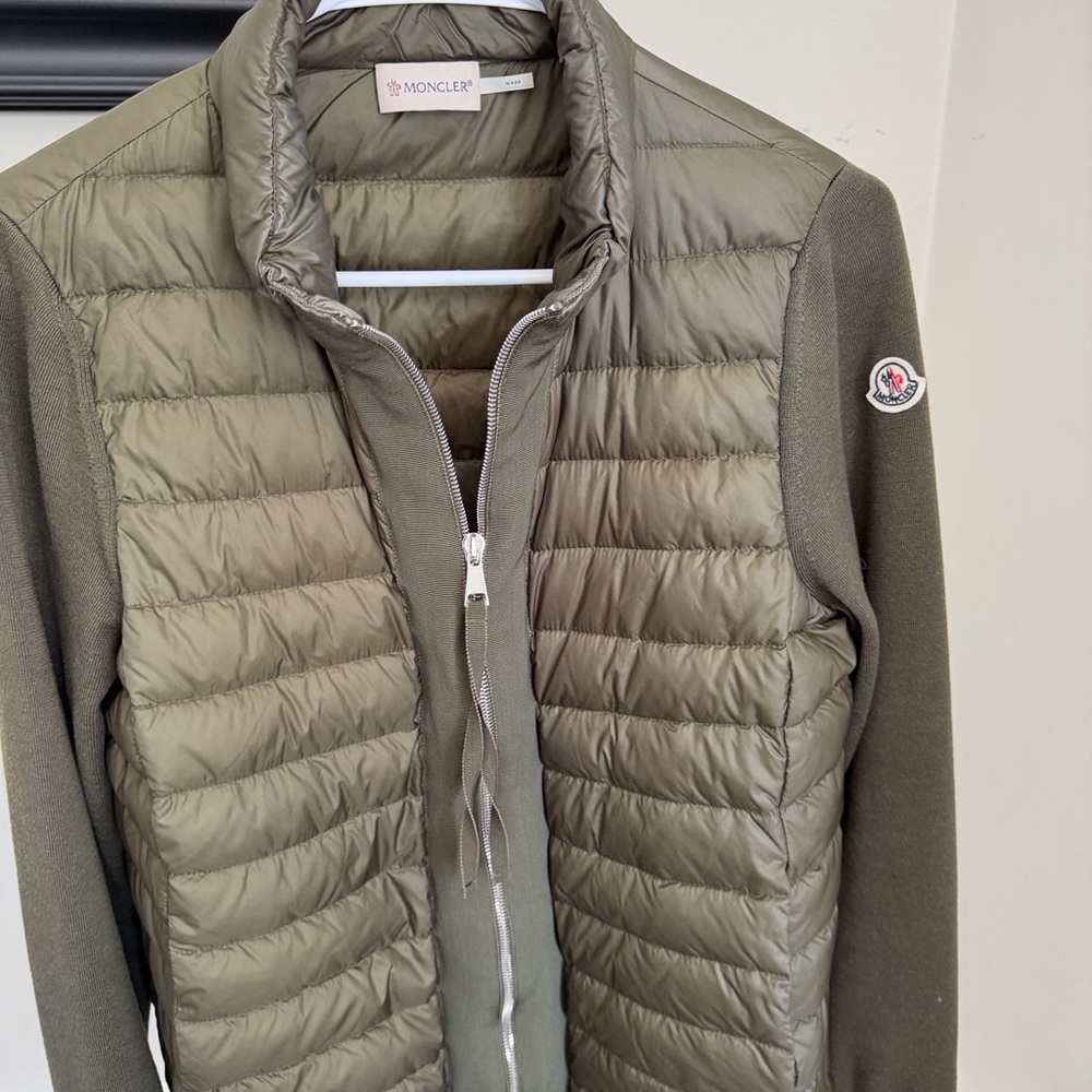 Moncler Olive Quilted Jacket